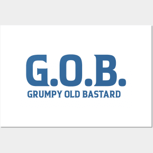 Grumpy Old Bastard Warning Posters and Art